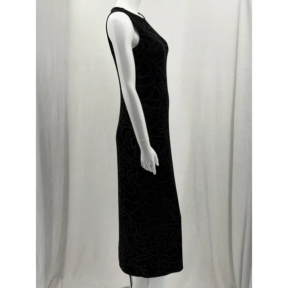 Vintage Jalate Dress Womens Small Black Sheer Maxi Fairy Grunge Whimsigoth Y2K - Picture 3 of 9